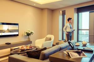 تلفاز و/أو أجهزة ترفيهية في Pan Pacific Tianjin
