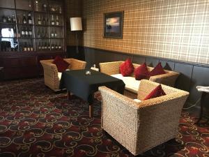 Istumisnurk majutusasutuses Gateway Motor Inn
