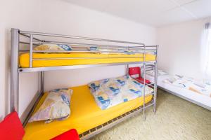 Postel nebo postele na pokoji v ubytování Campingplatz am Hünstein + 37 fotografií