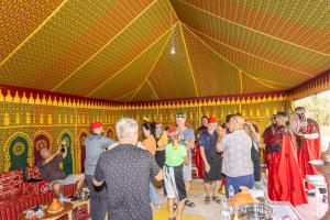 a group of people standing in a room at Maison safou in Marrakesh +110 photos