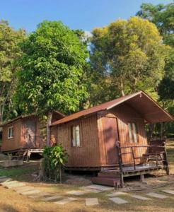a small house in the middle of a forest at Mount Avangan Eco Adventure Park in Coron
