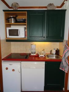 A kitchen or kitchenette at Alpaga