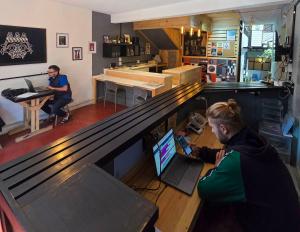 Gæster der bor på La Fortaleza Hostel