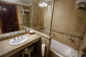 Um banheiro em Hotel Kosten Aike