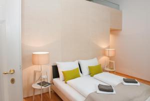 Uma cama ou camas num quarto em OBENauf in Unternalb