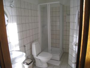 Koupelna v ubytování Livonija