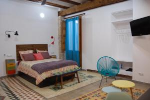 Postel nebo postele na pokoji v ubytování Eco-Friendly Apartments