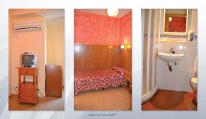 A bed or beds in a room at Hotel Emilio