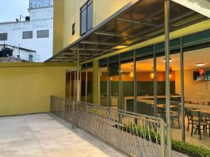 Bygningen som hotellet ligger i