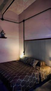 a bedroom with a large bed with at The Mercedes Room in Oaxaca City