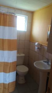 Koupelna v ubytování Chacra Don Benito Chonchi