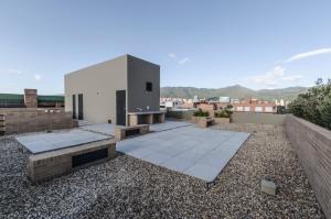 a view of a house on a roof at ZITU 106 in Bogotá