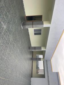 an overhead view of a staircase in a house at Amaravathi Residency in Nārāyanavanam +8 photos