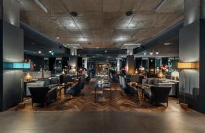 Restoran või mõni muu söögikoht majutusasutuses Crowne Plaza Podgorica by IHG