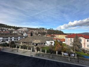 a view of a city with houses and buildings at Tryavna Central Apartments-Harmony in Tryavna