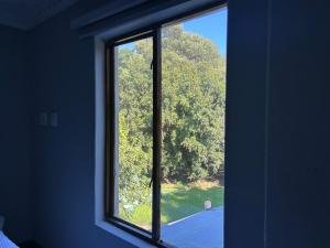 a window in a room with a view of a tree at Homely Palace in Midrand