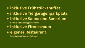 a green text box with the words inclusive rehabilitationist inclusive teleparedparedparedpared at Hotel Gasthof Krönele in Lustenau