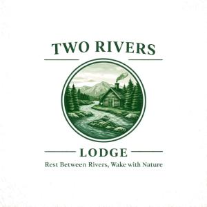 two rivers lodge logo with a picture of a house at Two rivers lodge in Arusha