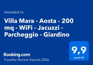 a screenshot of a cell phone with the textania maria osaka at Villa Mara - Aosta - 200 mq - WiFi - Jacuzzi - Parcheggio - Giardino in Aosta +38 photos