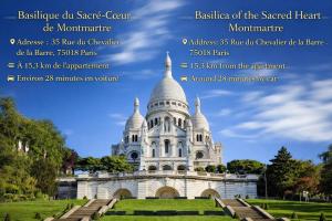 a flyer for the cathedral of our lady of sanity at SCI Gomis Invest in Issy-les-Moulineaux