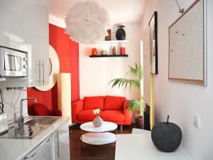 A cozinha ou kitchenette de Fullest Apartments