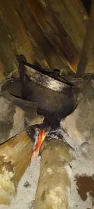 a fire in the floor of an attic at Lakeview since 1963 in Pilawala