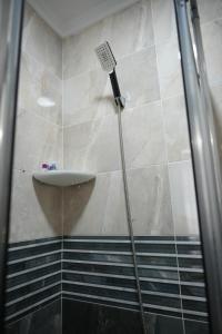a shower with a sink in a bathroom at BDK hotel in Istanbul +66 photos