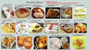 a collage of different pictures of different foods at Modern Nature Lodge - Private Holiday Home in Ella