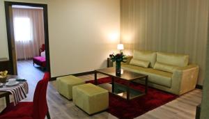Palace Hotel Astúrias & Spa的休息区