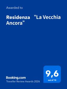 a screenshot of a cell phone with the text remembered to redeem americzona at Residenza “La Vecchia Ancora” in Castelsardo