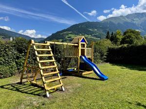a playground with a ladder and a slide at Haus Luisa by Emju in Tschagguns