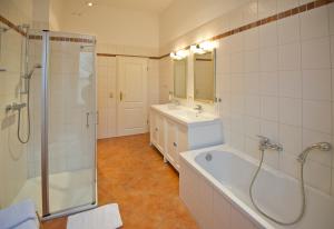 Koupelna v ubytování Appartements Residenz Jacobs + 11 fotografií