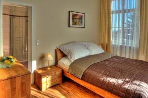 Ein Bett oder Betten in einem Zimmer der Unterkunft Appartements Residenz Jacobs