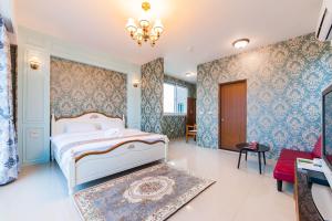 Voodi või voodid majutusasutuse Lantein B&B toas