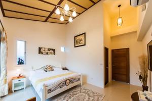 Voodi või voodid majutusasutuse Lantein B&B toas