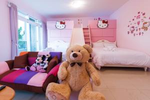 Voodi või voodid majutusasutuse Lantein B&B toas