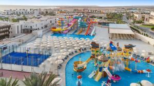 an aerial view of a water park at Pickalbatros Sands Port Ghalib in Port Ghalib