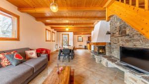Zona d'estar a White Chalet