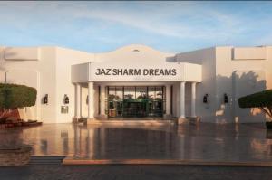 a building with a sign that reads sharma dreams at Sharm Dreams timeshare in Sharm El Sheikh