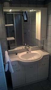 Koupelna v ubytování Apartments Jurlina