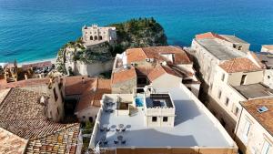 an aerial view of the town of dubrovnik overlooking the ocean at Napoleon in Tropea