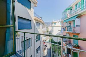 a view from a balcony of an apartment building at Casa Patrizia by PortofinoVacanze in Rapallo
