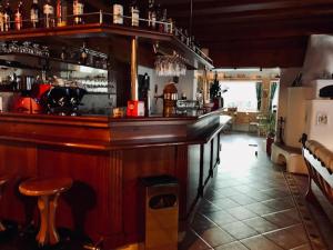 a bar in a restaurant with a counter at Hotel Bosco Verde in Mareson +9 photos