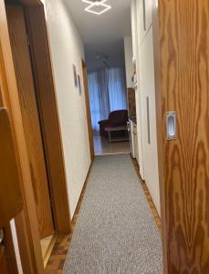 a hallway leading to a room with a hallwayngthngthngthngthngthngthngth at Siebert Apartment in Titisee-Neustadt