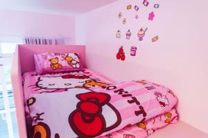 Voodi või voodid majutusasutuse Lantein B&B toas