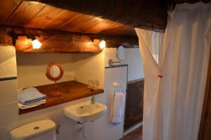 Koupelna v ubytování Casa Parramon