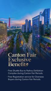 a flyer for a convention fair inclusive benefits in a city at Conrad Guangzhou in Guangzhou +76 photos