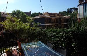 A garden outside EMI's Guest House