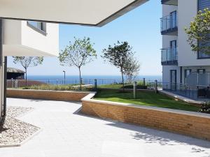 a view of the ocean from a building at 2 Bed in Bournemouth oc-48516 in Bournemouth