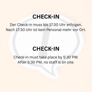 a screenshot of a cell phone with the check in text at SKILL Mountain Lodge - Ski und Bike Hostel im Sommer mit JOKER CARD in Saalbach-Hinterglemm